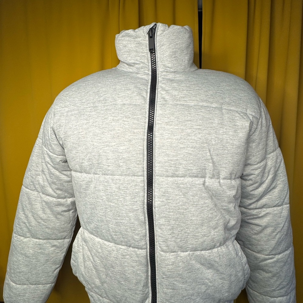 STYLUS Heather Gray Puffer Jacket